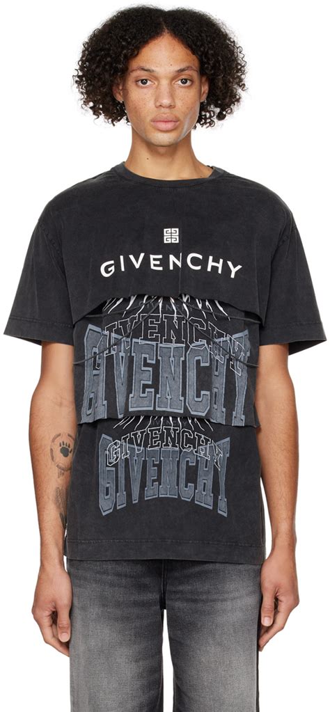 grey givenchy t shirt|givenchy signature t shirt.